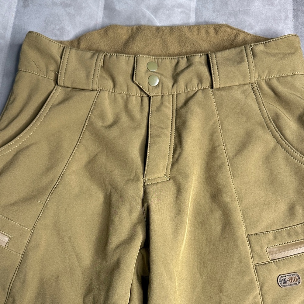 Men's MTAC Tactical fleece lined Tan Cargo Pants - Picture 5 of 8